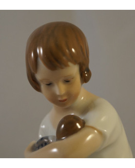 Baby doll with mini by Royal Copenhagen