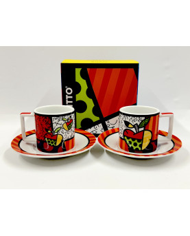 Set 2 Coffee Apple Cups by Britto