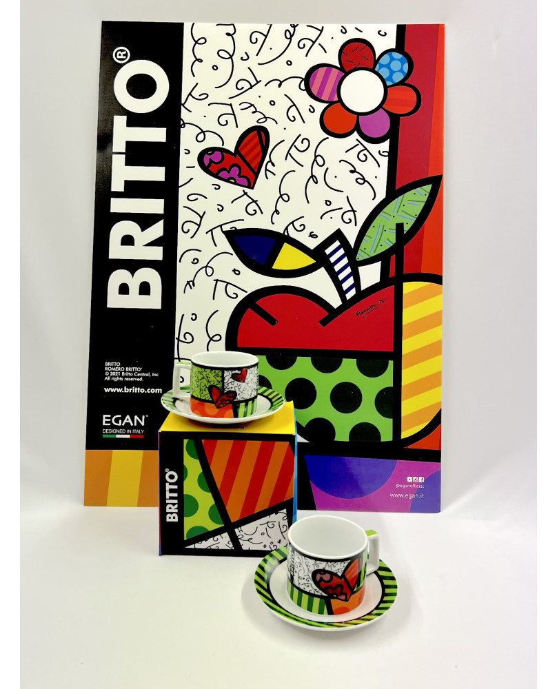 Set 2 Caffelatte Heart Cups by Britto