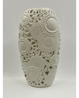 Kioto White Vase H45 by...