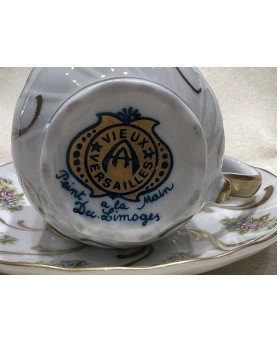 Cup and White Saucer Limoges
