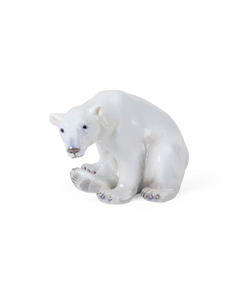 Sitting polar bear by Royal Copenhagen