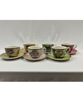 Trend Collection 6 Coffee Cups Set by Henriette