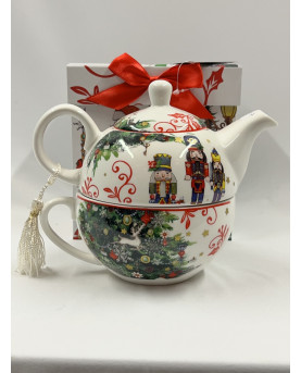 Christmas Tea For One Set