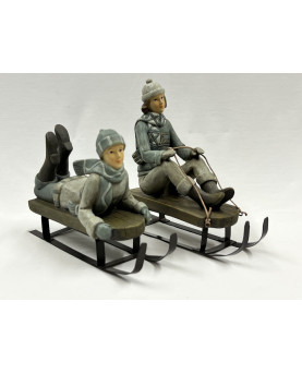 Couple With Sleigh