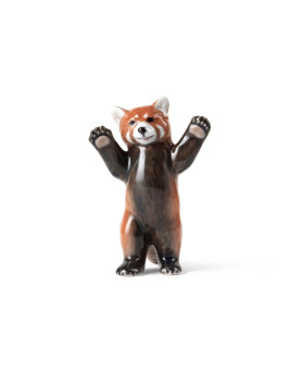 Panda Rosso Figurina Annuale 2024 by Royal Copenhagen