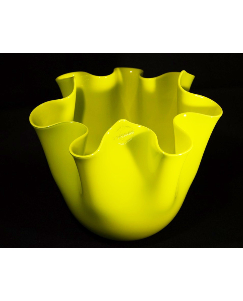 Acid Green Foulard H28 Vase I Muranesi