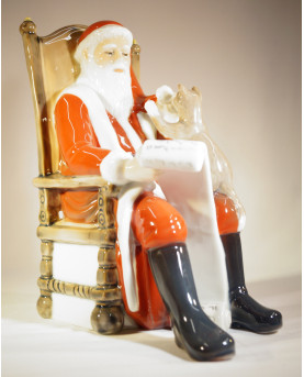 Santa Claus with Cat by Royal Copenhagen