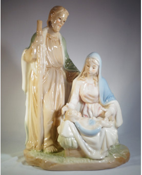 Sacra Famiglia in porcellana 