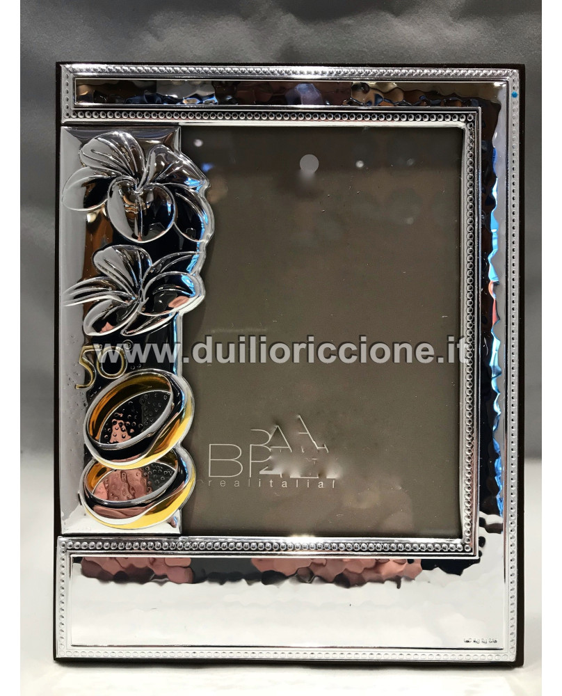 Cornice portafoto 25° anniversario argento 925. Da Duilio shop online