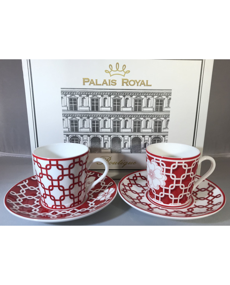 Coffee Cups Flowers Set by Palais Royal