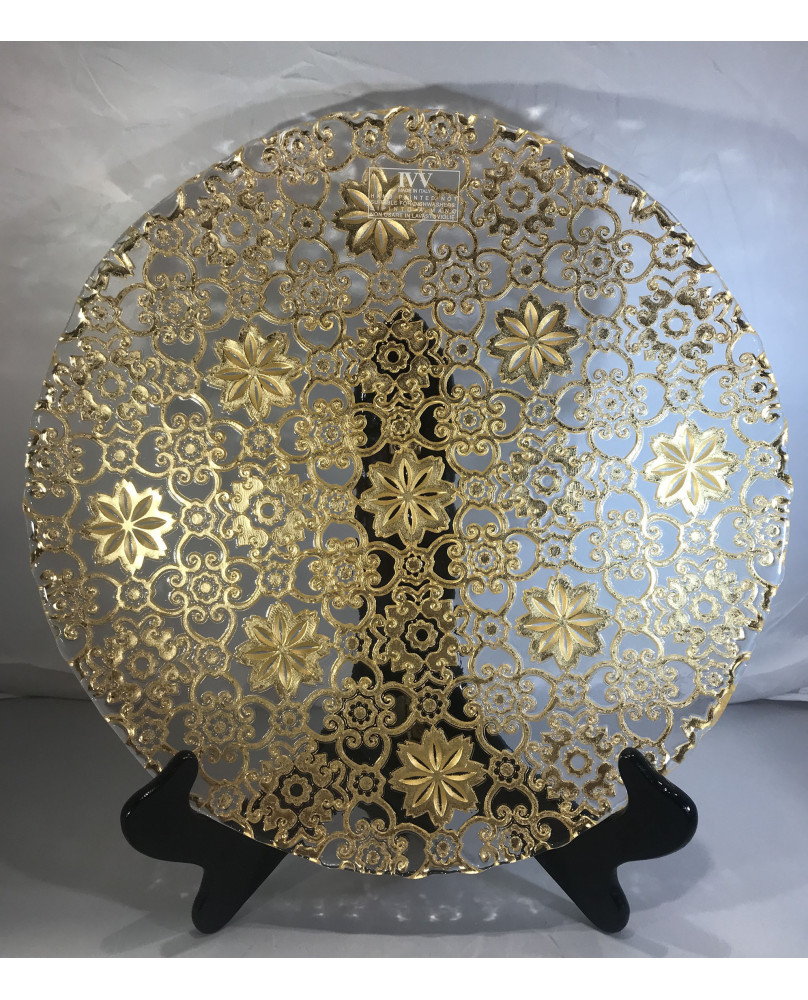 Gold Plate Arabesque D37 by IVV