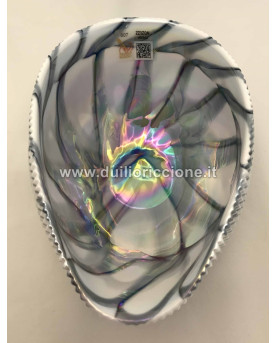 Shell Mignon White Black Mother of Pearl by Yalos Murano