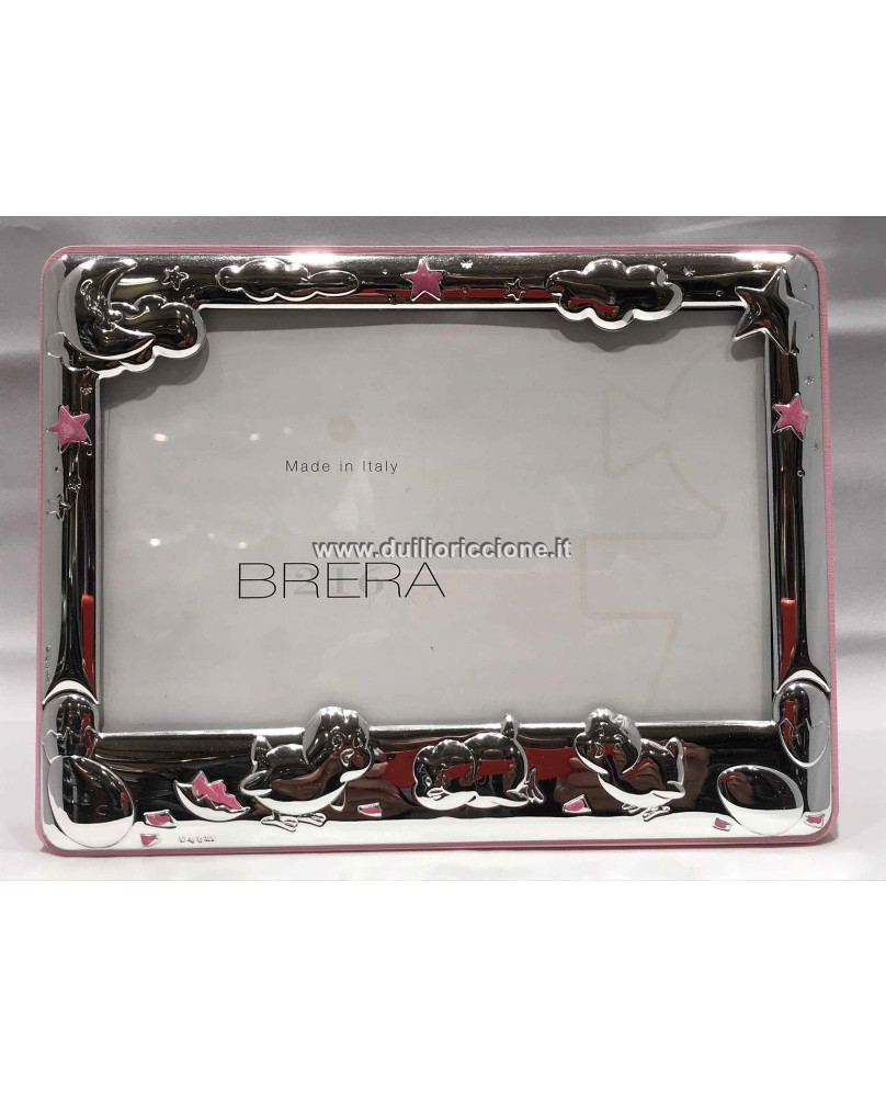 Chiks 13x18 Silver Picture Frame (Pink)