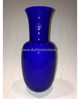 Opali Blu Vase H 33 I Muranesi