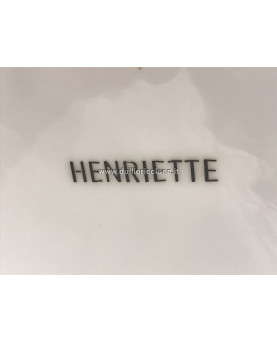 White Ceramic Umbrella Stand H51 by Henriette