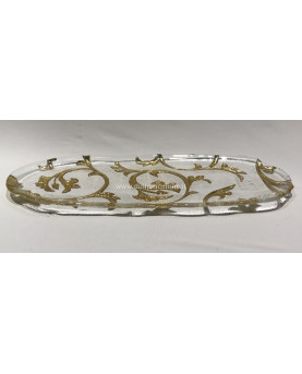 Bisanzio Gold Oval Tray by IVV