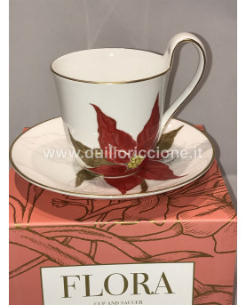 Poinsettia Tea Cup by Royal Copenhagen