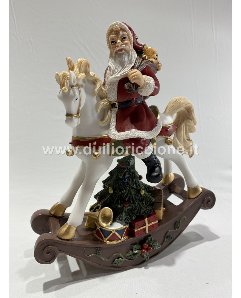 Santa Claus Carillon On Horse
