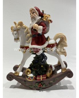 Santa Claus Carillon On Horse
