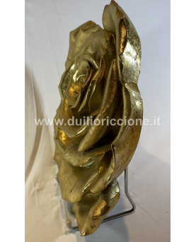 Gold Rose Wall Decoration