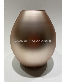 Satin Gold Glass Vase H25...