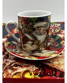 Santa Claus Coffee Cups By Noel