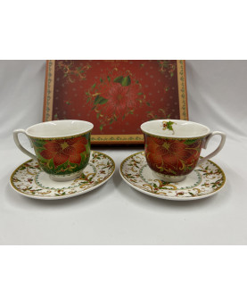 Christmas Tea Cup Set by Palais Royal