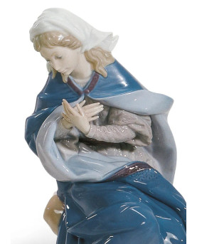 Virgin Mary H25 Of The Nativity Scene by Lladrò